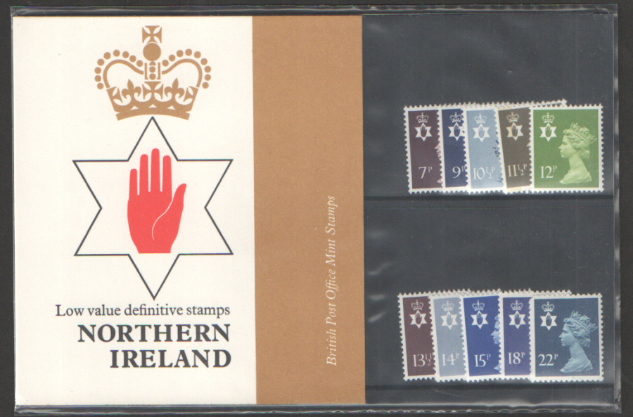 1981 Northern Ireland Definitive Royal Mail Presentation Pack 129d